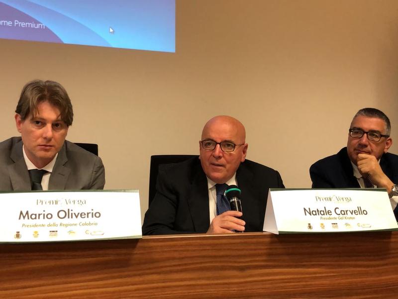 Oliverio ha concluso convegno presentazione Premio Verga