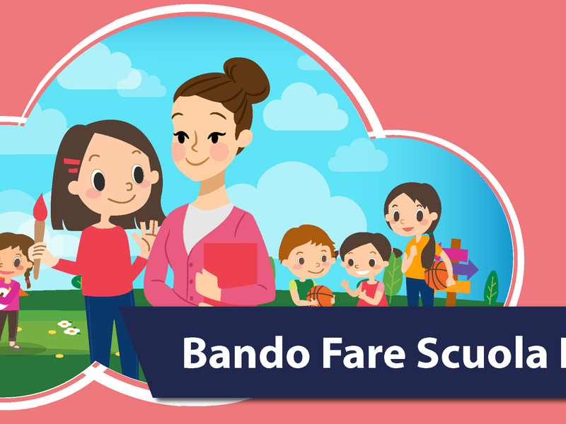 Scade l'8 giugno il Bando fare scuola fuori dalle aule