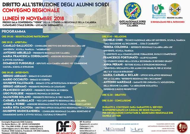 Locandina del convegno