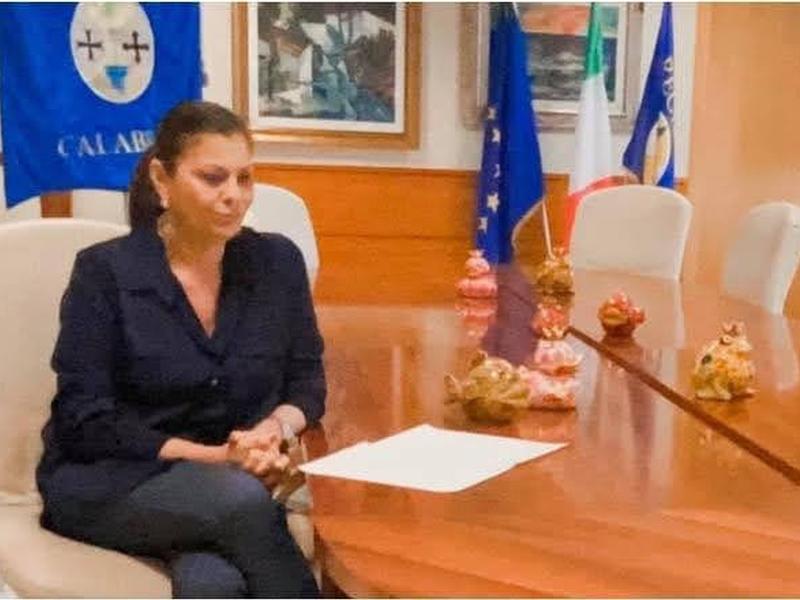 Presidente Regione Calabria Jole Santelli