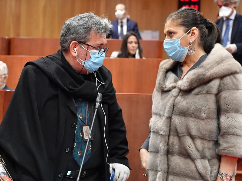 Il vicepresidente Nino Spirli' e la presidente della Regione Jole Santelli