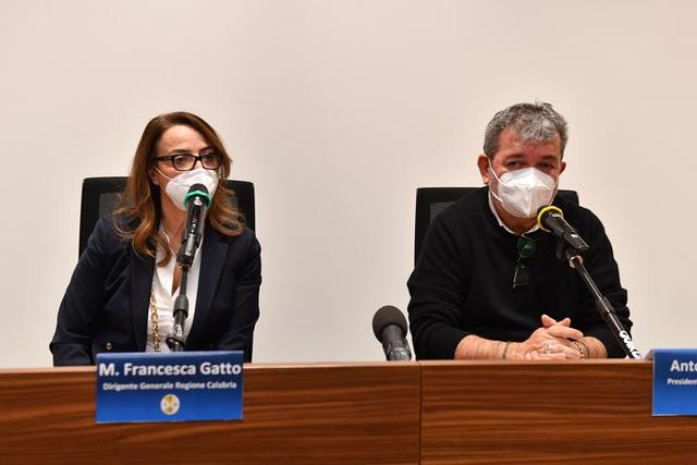 Il presidente ff Spirlì e il dirigente generale Gatto