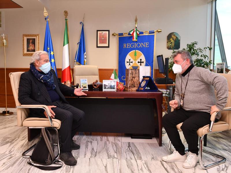 Il presidente Spirli e il commissario Longo