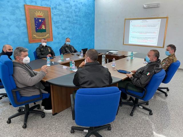 La visita del presidente Spirlì