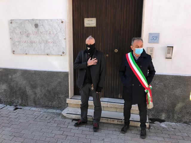 L'assessore De Caprio con il sindaco di Cetraro Cennamo
