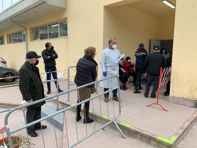Il centro vaccinale di Taurianova