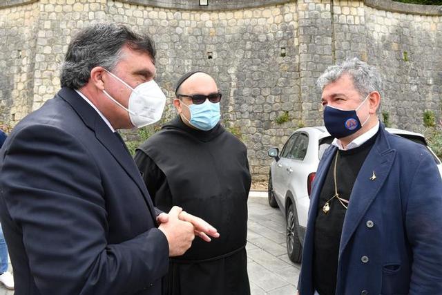 Il presidente Spirlì, il rettore Trebisonda e il sindaco Perrotta