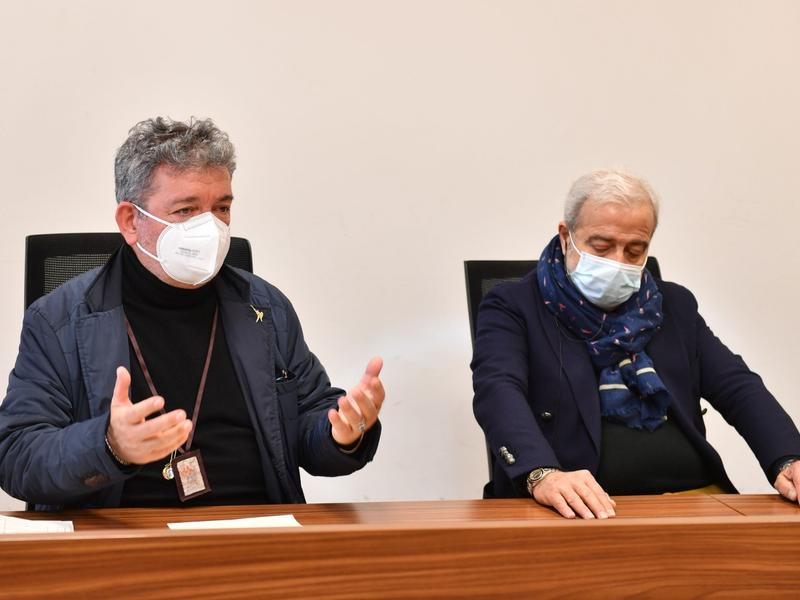 Il presidente Spirlì e il commissario Longo